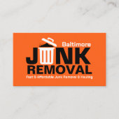 Carte De Visite Retrait et recouvrement de la junk (Devant)