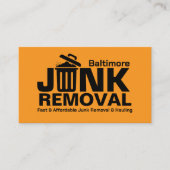 Carte De Visite Retrait et recouvrement de la junk (Devant)