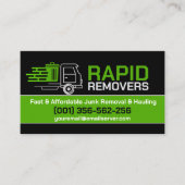 Carte De Visite Retrait et recouvrement de la junk (Devant)
