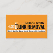 Carte De Visite Retrait et recouvrement de la junk (Devant)