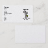 Carte De Visite retraite drôle (Devant / Derrière)