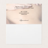 Carte De Visite Retraite spa | Massage (carte de rendez-vous) (Intérieur déplié)