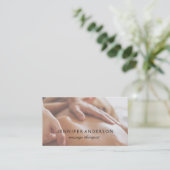 Carte De Visite Retraite spa | Séance de massage (Debout devant)