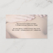 Carte De Visite Retraite spa | Séance de massage (Dos)