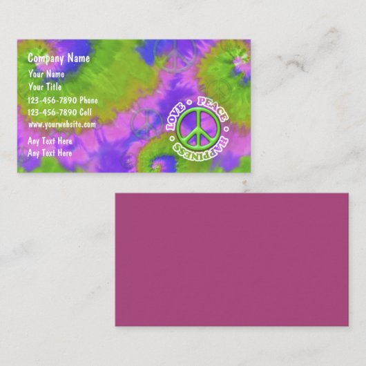 Carte de visite rétro (Devant / Derrière)