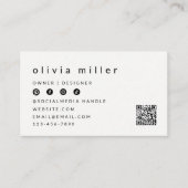 Carte de visite rétro (Devant)