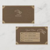 Carte De Visite Rétro (Devant / Derrière)