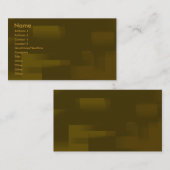 Carte de visite rétro (Devant / Derrière)