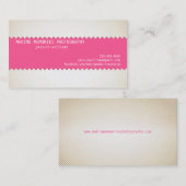 Carte De Visite Rétro (Devant / Derrière)