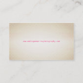 Carte De Visite Rétro (Dos)