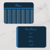 Carte de visite rétro à répartition (Devant / Derrière)