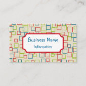 Carte de visite rétro amusant (Devant)