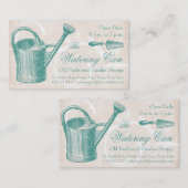 Carte De Visite Rétro approvisionnement de jardin, fleuriste (Devant / Derrière)