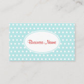 Carte de visite Retro Aqua (Devant)