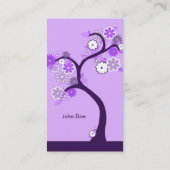 Carte De Visite rétro arbre (Dos)