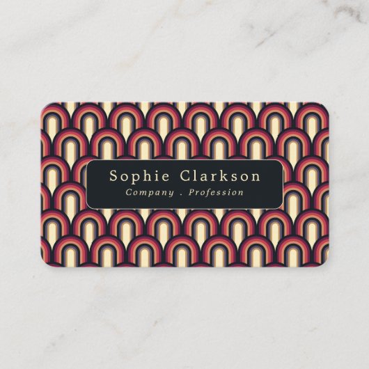 Carte De Visite Retro Arches (Devant)