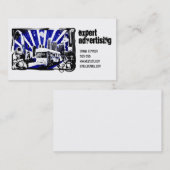 Carte De Visite Rétro autobus (Devant / Derrière)