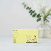 Carte De Visite Retro Businessman (Debout devant)