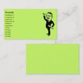 Carte De Visite Retro Businessman (Devant / Derrière)