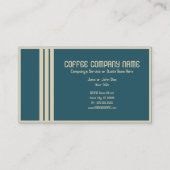 Carte De Visite rétro café (Dos)