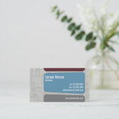 Carte De Visite Rétro carré - style 1 (Debout devant)