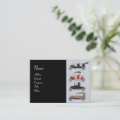 Carte De Visite RETRO CARS 2- Réparations automobiles, automobile (Debout devant)