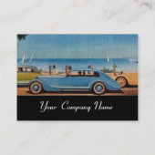 Carte De Visite RETRO CARS - réparation automobile (Dos)