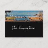 Carte De Visite RETRO CARS - réparation automobile (Dos)