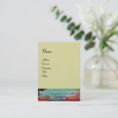 Carte De Visite RETRO CARS - réparation automobile (Debout devant)