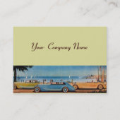 Carte De Visite RETRO CARS - réparation automobile (Dos)