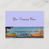 Carte De Visite RETRO CARS - réparation automobile (Dos)