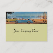 Carte De Visite RETRO CARS - réparation automobile (Dos)