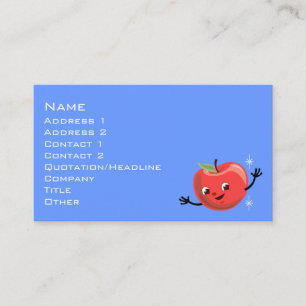 Carte De Visite Retro Cherry Guy