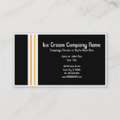 Carte De Visite rétro crème glacée (Dos)