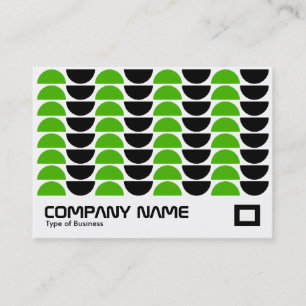 Carte De Visite Rétro Crescents alternatifs