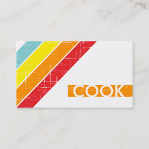 Carte De Visite rétro CUISINIER