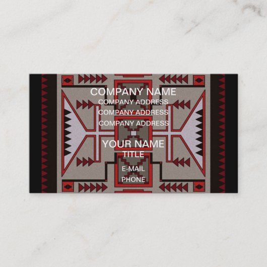 Carte De Visite Rétro de Southwest (Devant)