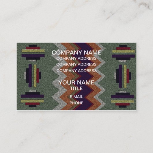 Carte De Visite Rétro de Southwest (Devant)