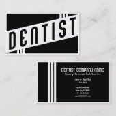 Carte De Visite rétro dentiste (Devant / Derrière)