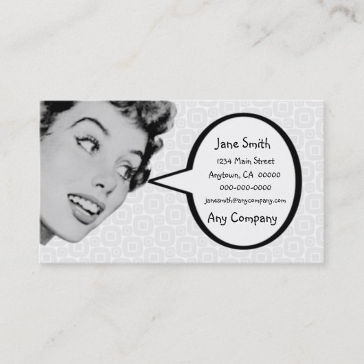 Carte De Visite Rétro dites V4 (Devant)