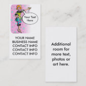 Carte de visite - rétro diva de Martini (Devant / Derrière)