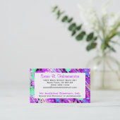 Carte De Visite Rétro éclaboussure de peinture des années 80 - (Debout devant)