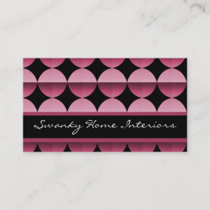 Carte de visite Retro Flair, Fuchsia