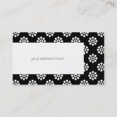 Carte De Visite Rétro Flowers (Dos)