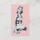 Carte De Visite Rétro forme physique (Dos)