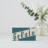 Carte De Visite rétro gelato (Debout devant)