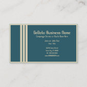 Carte De Visite rétro gelato (Dos)