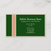 Carte De Visite rétro gelato (Dos)