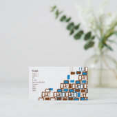 Carte De Visite Rétro goutte (Debout devant)