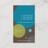 CARTE DE VISITE RETRO :: grands points 1P (Dos)